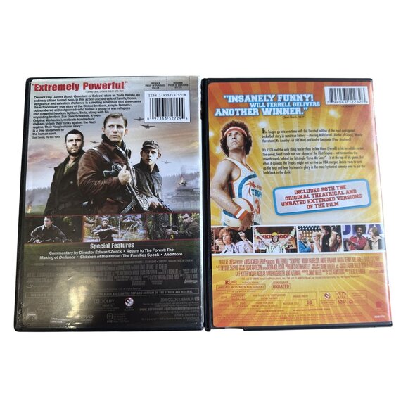 Movie Lot 2 DVDs Semi-Pro Unrated Edition & Defiance Widescreen Pre-Owned - Picture 2 of 4